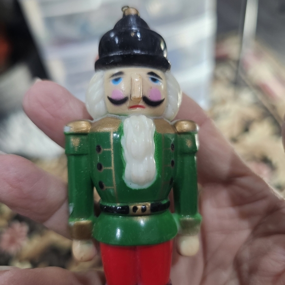 2 Nutcracker Soldier Ornaments Vintage Awesome 60s 70s Cake Topper 😊 Christmas - Picture 4 of 16